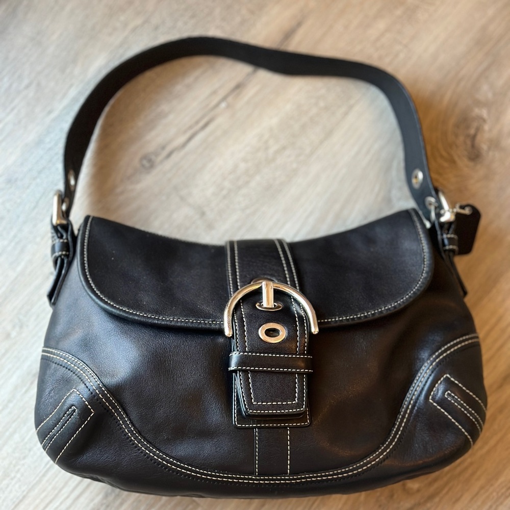Coach soho leather shoulder bag, vintage, y2k bag